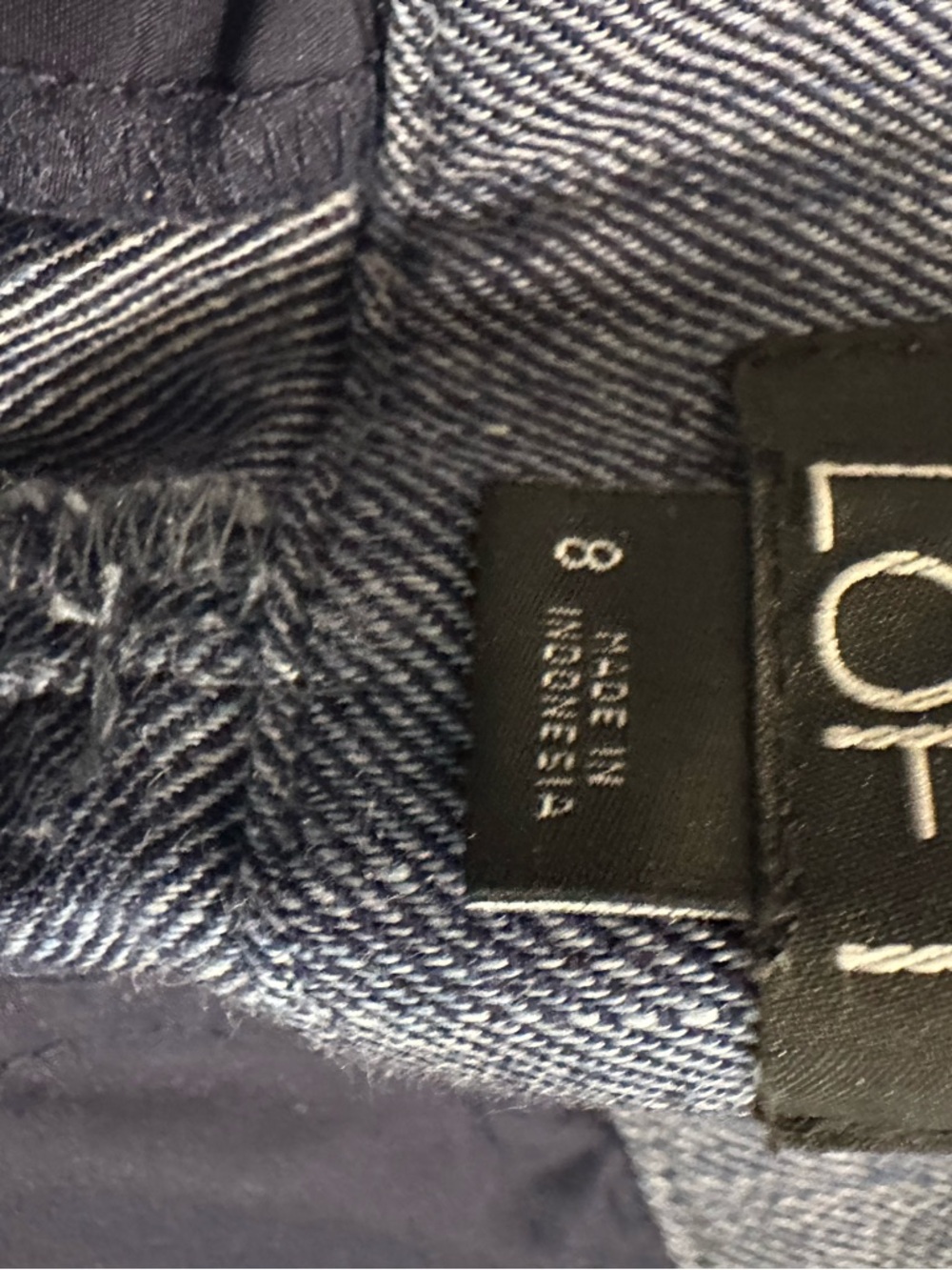 LOFT Chambray Blue High-Rise Bermuda Shorts - Picture 7 of 8